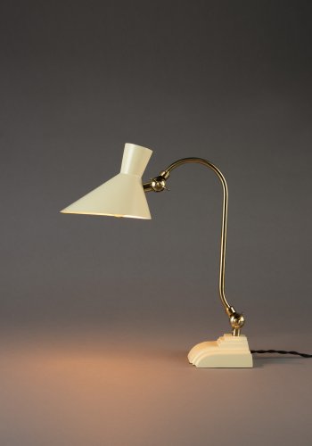 DUTCHBONE Skrivebordslampe Gaia Elfenben