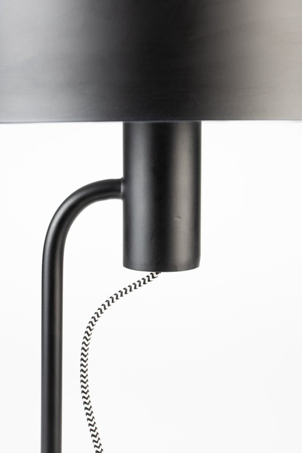 WHITE LABEL LIVING Landon bordlampe - svart jern