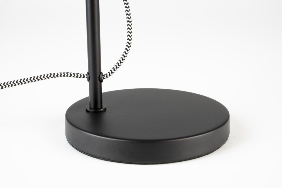 WHITE LABEL LIVING Landon bordlampe - svart jern