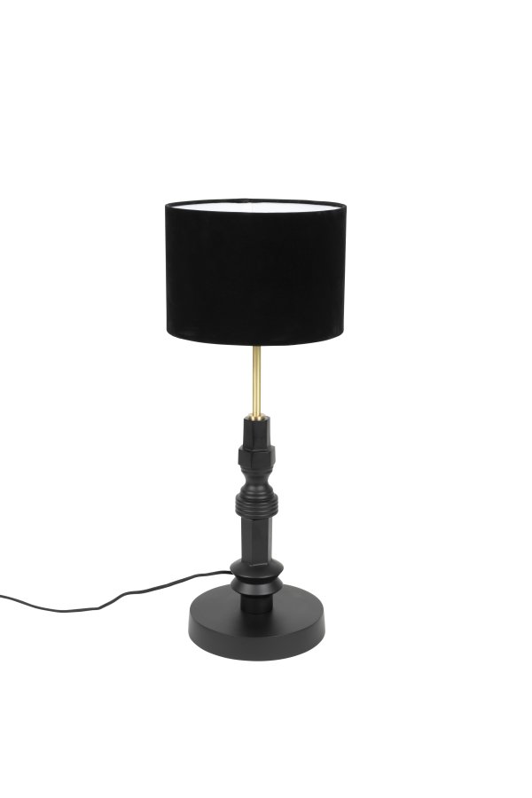 ZUIVER Totem bordlampe - sort aluminium