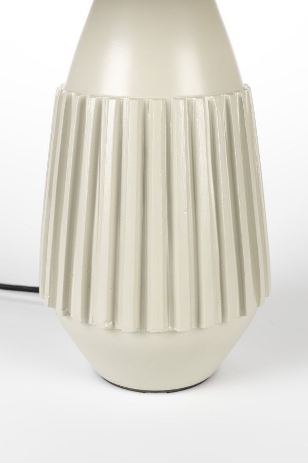 WHITE LABEL LIVING Aysa bordlampe - ekte aluminium