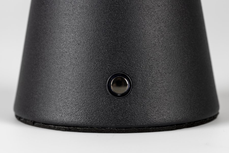 ZUIVER Stellar bordlampe, oppladbar - glass og sort