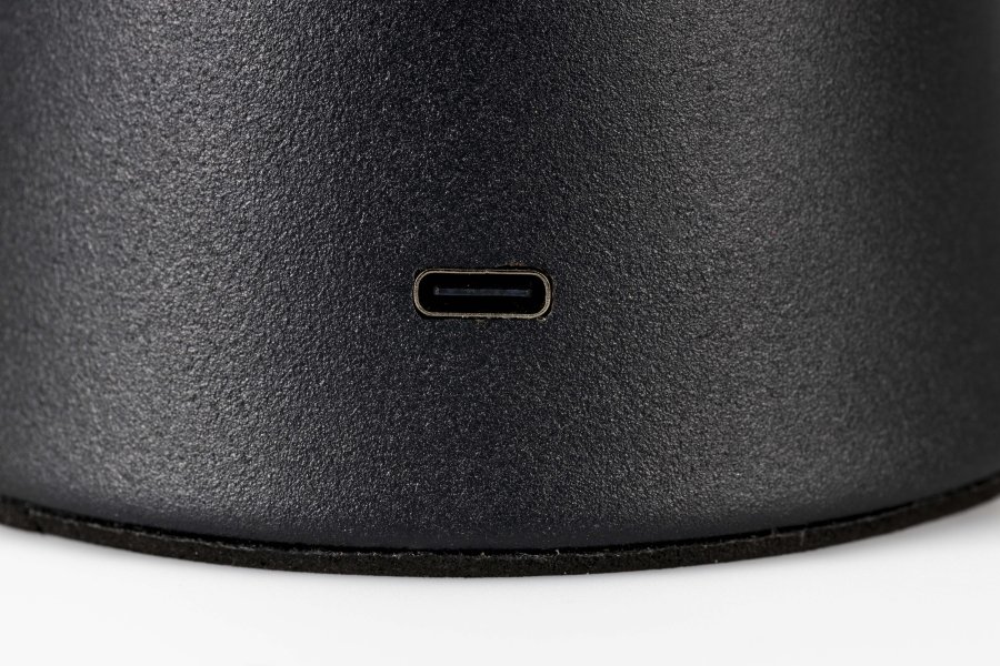 ZUIVER Stellar bordlampe, oppladbar - glass og sort