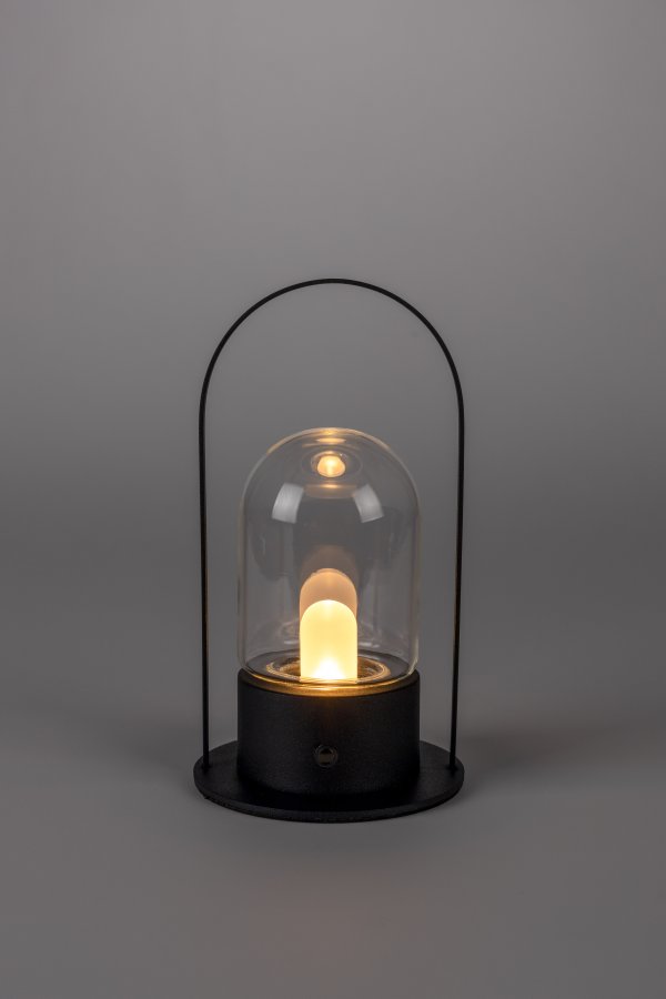 ZUIVER Smarty bordlampe, oppladbar - svart jern