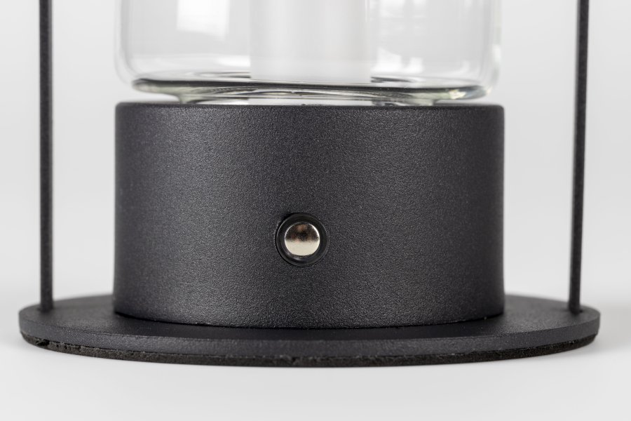 ZUIVER Smarty bordlampe, oppladbar - svart jern