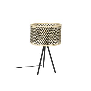 WHITE LABEL LIVING Bordslampa Isla Bamboo