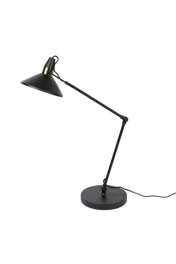WHITE LABEL LIVING Jona bordlampe - sort stl
