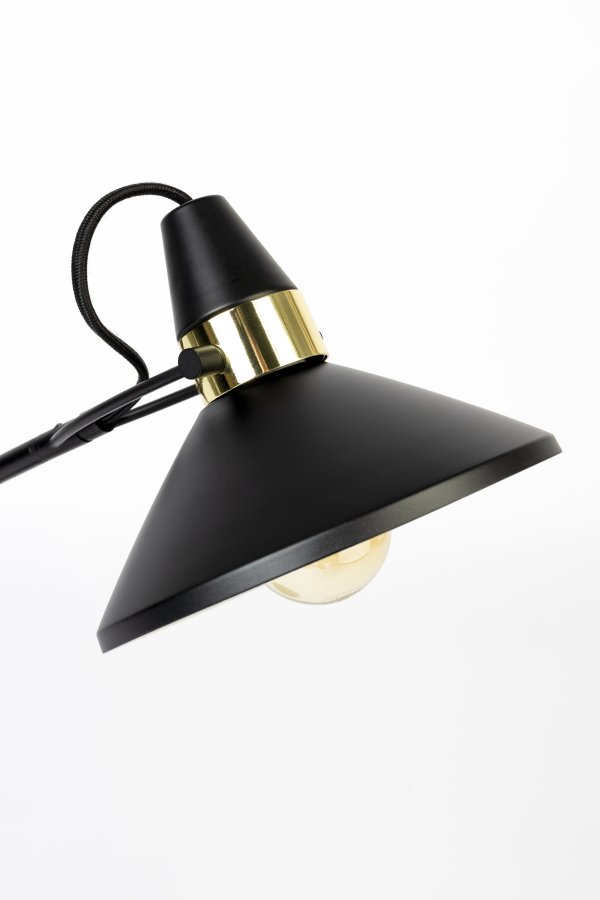 WHITE LABEL LIVING Jona bordlampe - sort stl