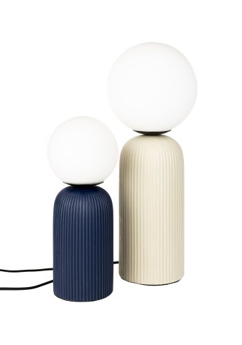 ZUIVER Dash bordlampe M - opalglass og riskeramikk