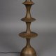 DUTCHBONE Cath Tischlampe - Leinen und walnussfarbenes Mangoholz