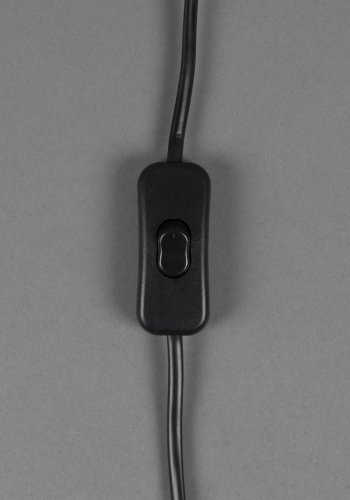 DUTCHBONE Cath Tischlampe - Leinen und walnussfarbenes Mangoholz