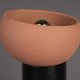 DUTCHBONE Zahra bordlampe M - terra terracotta og sort metall