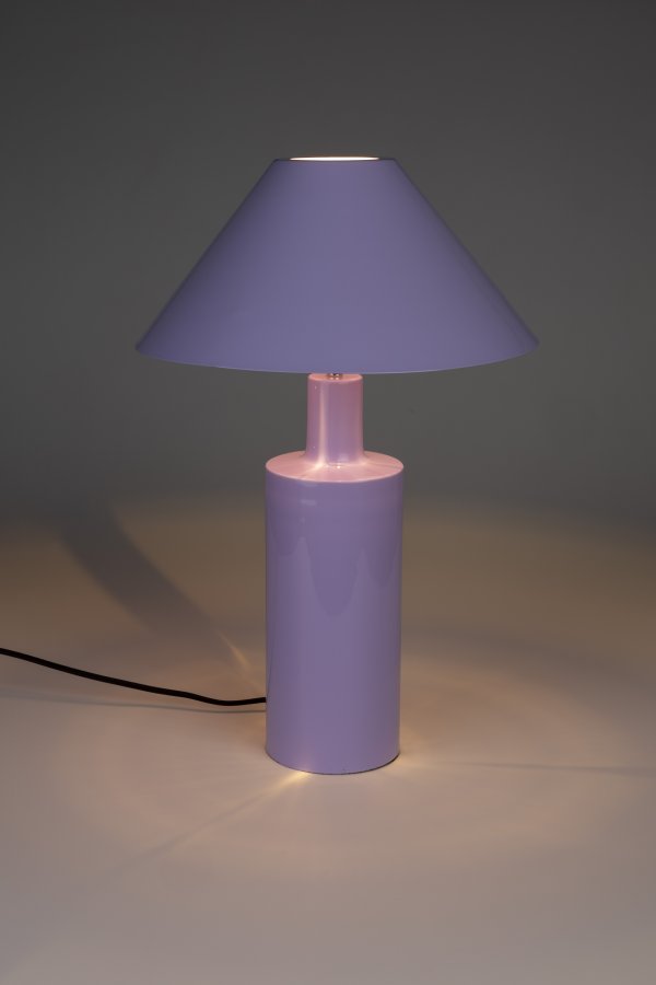 ZUIVER Wonders bordlampe - skinnende lilla jern
