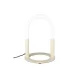ZUIVER Arch bordlampe - hvit akryl og beige metall
