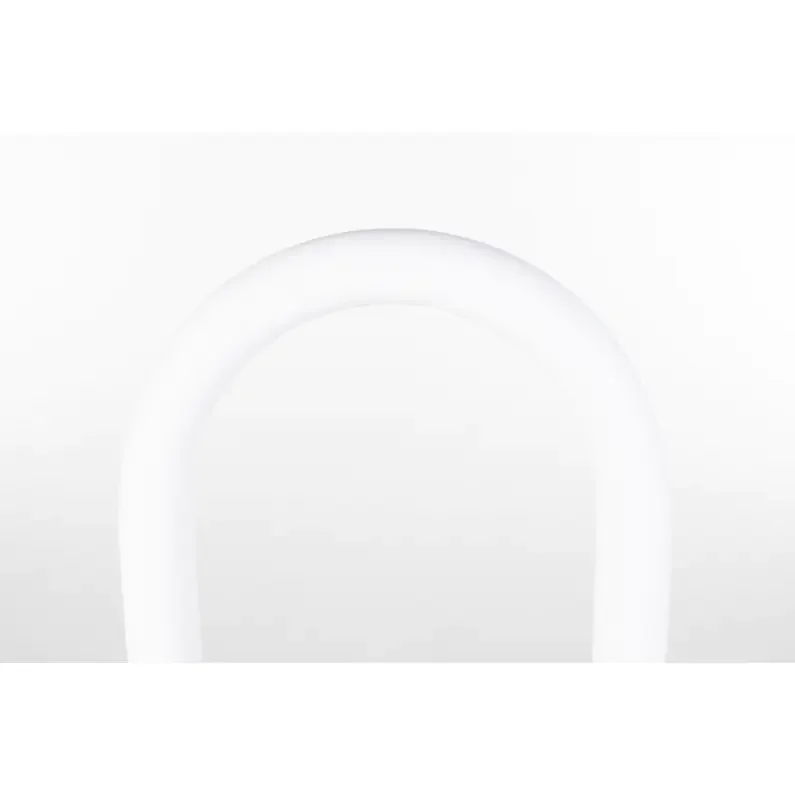 ZUIVER Arch bordlampe - hvit akryl og beige metall