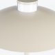 ZUIVER Cole bordlampe - beige metall og beige travertin