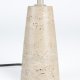 ZUIVER Cole bordlampe - beige metall og beige travertin