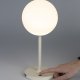 WHITE LABEL LIVING Hub bordlampe - polypropylen og beige
