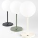 WHITE LABEL LIVING Hub bordlampe - polypropylen og beige