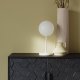 WHITE LABEL LIVING Hub bordlampe - polypropylen og beige