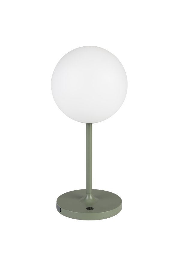WHITE LABEL LIVING Hub bordlampe - polypropylen og grnn