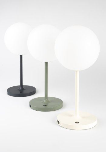 WHITE LABEL LIVING Hub bordlampe - polypropylen og grnn