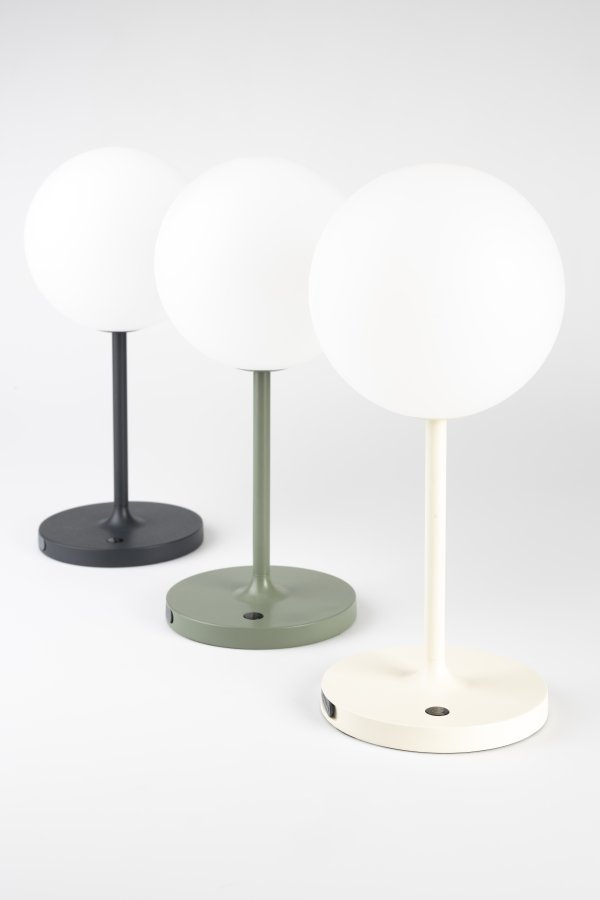 WHITE LABEL LIVING Hub bordlampe - polypropylen og grnn
