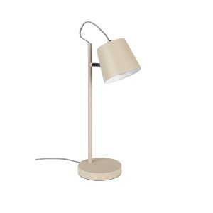 ZUIVER Buckle Head bordslampa - beige metall
