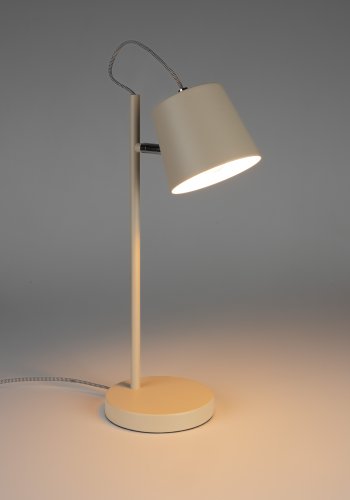 ZUIVER Buckle Head bordlampe - beige metall