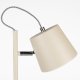 ZUIVER Buckle Head bordlampe - beige metall