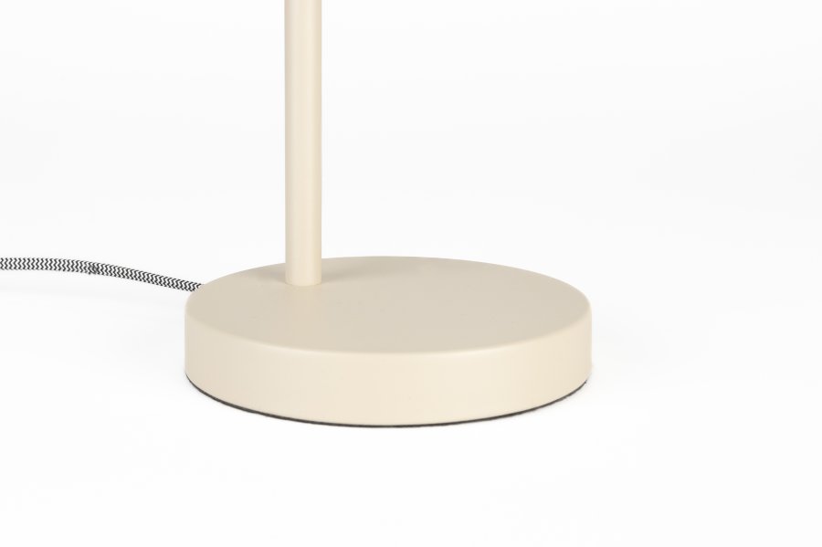 ZUIVER Buckle Head bordlampe - beige metall