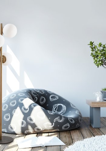 LUMI Lysara Stehleuchte - Glas und Goldmetall