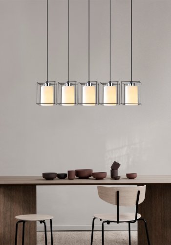 LUMI loftlampe - sort jern