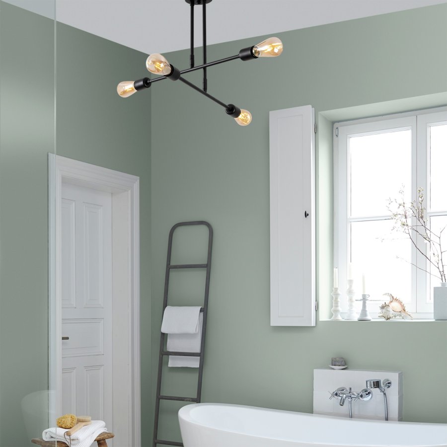 LUMI loftlampe - sort jern