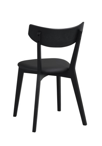 ROWICO Ami spisebordsstol - sort PU og sort asketr