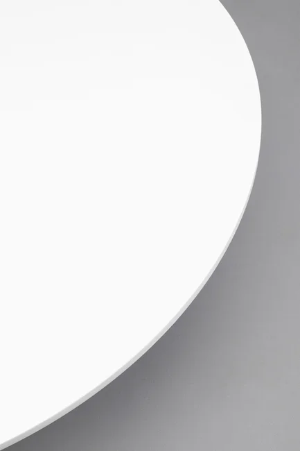 KARE DESIGN Schickeria sofabord, rund - hvid MDF og hvid stl (110)