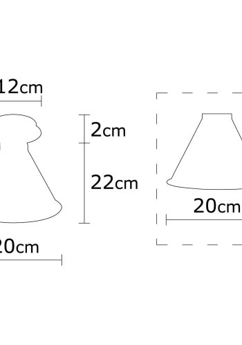 LUMI Berceste taklampe - kobbermetall
