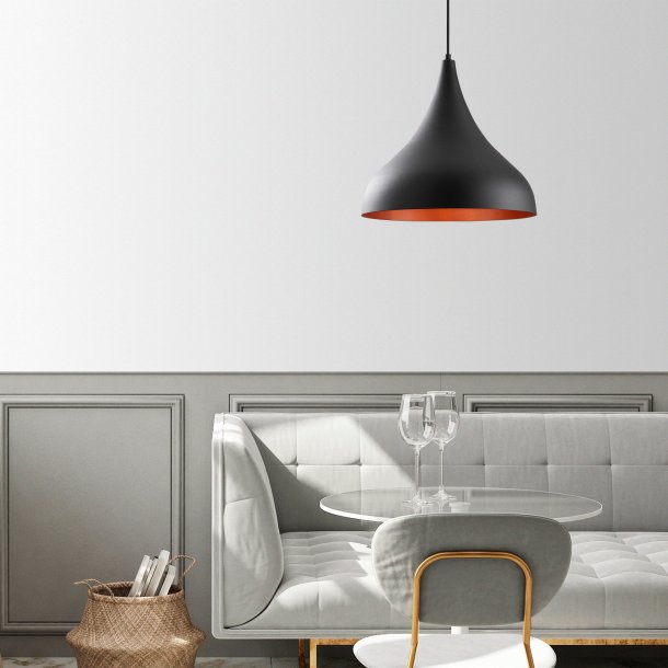 LUMI Cornell de Llobregat loftlampe - sort metal