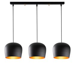 LUMI Chambry loftlampe - sort jern