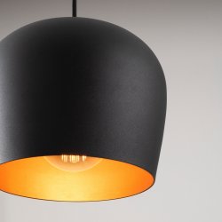 LUMI Chambry loftlampe - sort jern