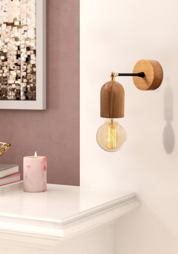 LUMI Datca vegglampe - naturlig tre