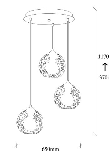 LUMI Foggia lysekrone -527ABY1779