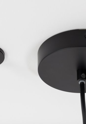 ZUIVER Prime taklampe XL - svart jern