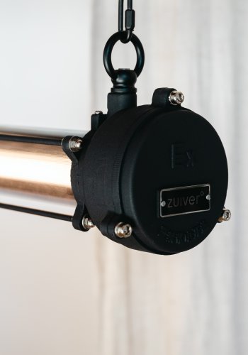 ZUIVER Prime taklampe XL - svart jern