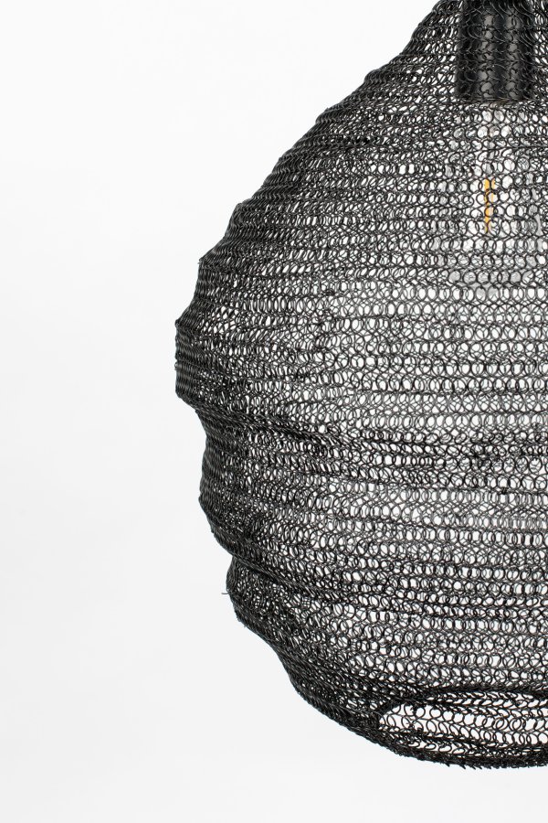 WHITE LABEL LIVING Lena M taklampe - sort jern