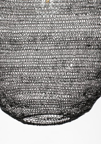 WHITE LABEL LIVING Lena M taklampe - sort jern