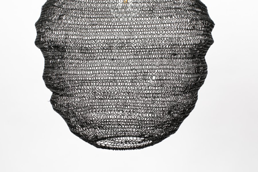 WHITE LABEL LIVING Lena M taklampe - sort jern