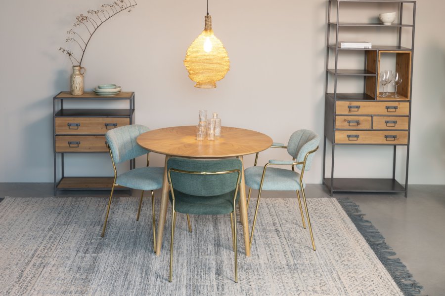 WHITE LABEL LIVING Lena M taklampe - messingjern