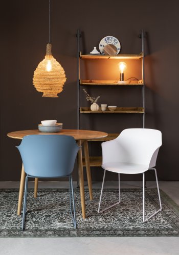 WHITE LABEL LIVING Lena M taklampe - messingjern