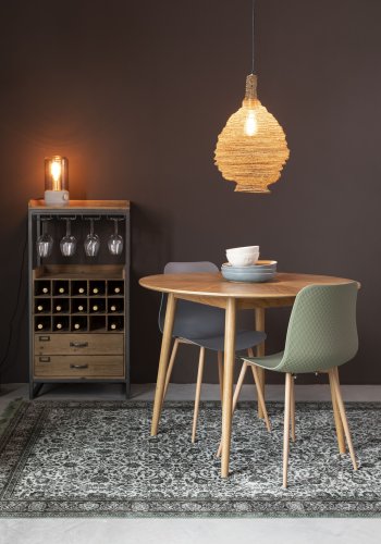 WHITE LABEL LIVING Lena M taklampe - messingjern